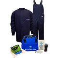 National Safety Apparel ArcGuard® KIT2SC112X10 12 cal Arc Flash Kit W/Short Coat & Bib Overall in UltraSoft, 2XL, Sz 10 KIT2SC112X10